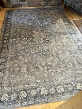 Zara Home New Vintage-Distressed-Effect Low Pile Gray Tones Pet Kid Friendly