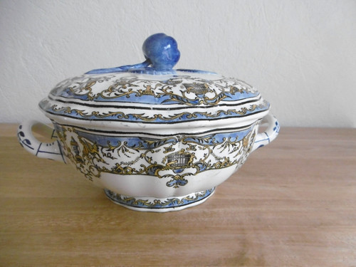 Legumier faience gien - faience,