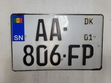 2020 Senegal  Africa  License Plate Tag