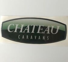 Sticker camping-car chateau, emblème pour camping-car chateau, caravane 3D,...