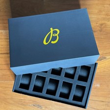 Grande boite de présentation stockage neuve 10 montres Breitling, box avec sac