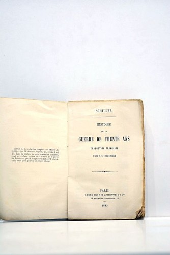 Livre ancien schiller histoire - ancien,