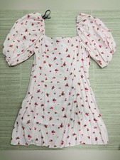 Forever 21 Pink Floral Puff