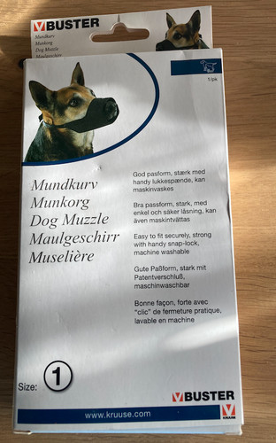 Muselière nylon chien - nylon,