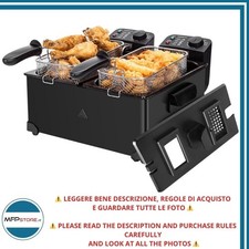 Aigostar Feast Friteuse Double Cuve 6L Professionnelle 3600W - TESTÉE