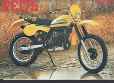 Motorcycle Suzuki  PE 175 Enduro  sale brochure