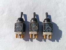 Vintage ECE Aircraft  Inverseur  Switches  (Lot of 3pcs)