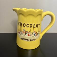 CHOCOLAT Delespaul-Havez Yellow French Pitcher 6".