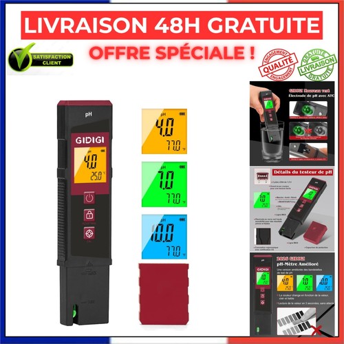 Mètre numérique gidigi - ph-mètre,