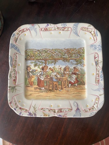 Ancienne rare assiette - et,