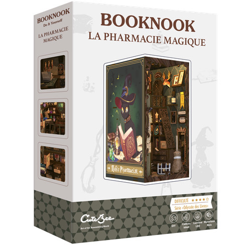 Book nook la pharmacie - book,