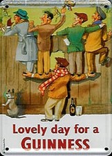 Guinness Football Fans Métal