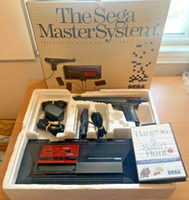 The Sega Master System with Original Parts (Hang On / Safari Hunt) Tested