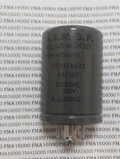 RELAIS M203AH  BOBINE 230V 7200-OHM ORIGINAL  A.E.M.G.P.  MIDGET  M203-AH