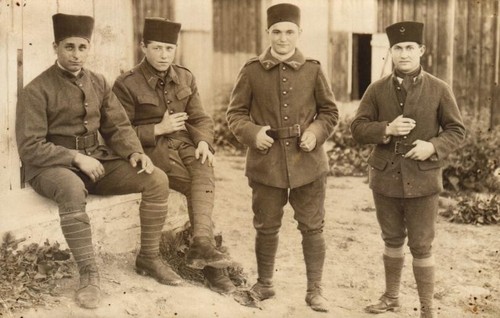 Carte photo armee - carte, d'afrique