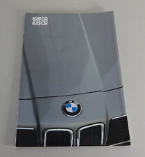 BMW 6 Series E24 628CSi / 635CSi Brochure 02/1982 Edition