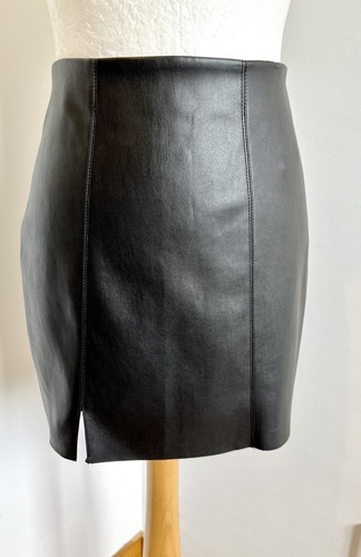 Jupe t36 faux cuir noir - t36, en
