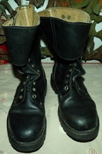 BLACK RANGERS, FRENCH ARMY WALKING BOOTS, SIZE 38, OCCA condition