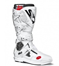 Bottes De Moto Sidi Crossfire 3 SRS Enduro Cross Blanc WHITE Offroad MX