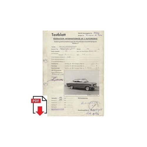 1968 opel kadett coupé - 1968,