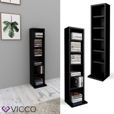 Étagère CD VICCO Étagère DVD murale blanche Étagère suspendue Étagère à livres 