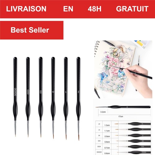 Pinceaux détails fins - détails,