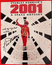 Autographe ORIGINAL sur photo 25x20 Acteur Keir DULLEA (2001 odyssée espace)+COA