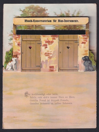 Carte postale mécanique