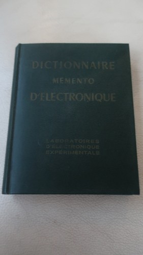 Dictionnaire memento d - i3-, '
