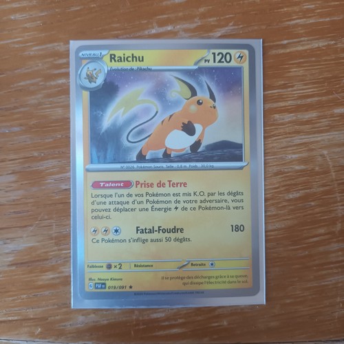 Carte pokémon raichu 91 - pokémon,