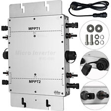 VEVOR Micro-Onduleur Solaire MPPT Inverseur Convertisseur de Fréquence 1200 W