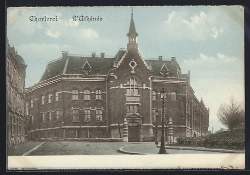 Cpa charleroi athénée - charleroi,,