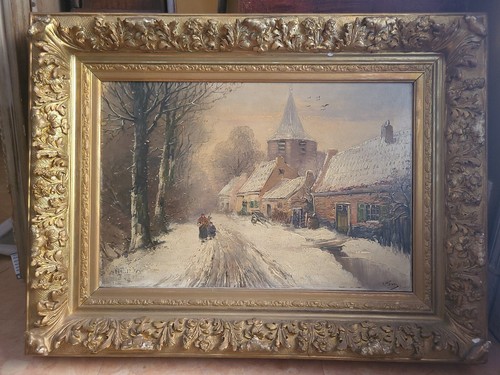 Tableau paysage neige - neige, du