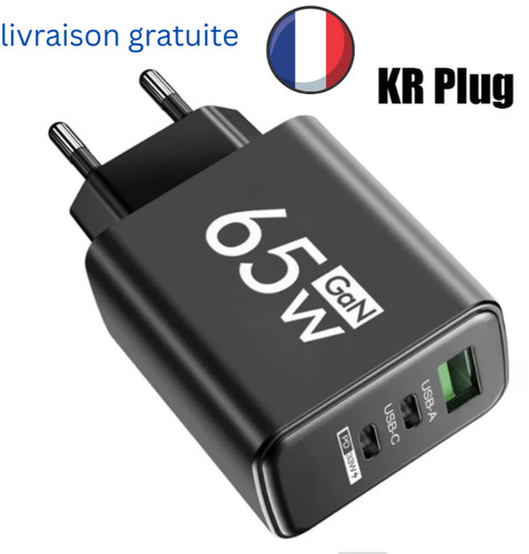 Chargeur rapide usb 65w - 65w, pd