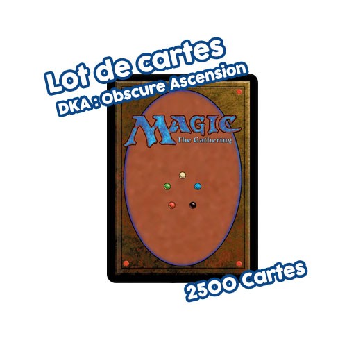 Lot 2500 cartes magic the - de,