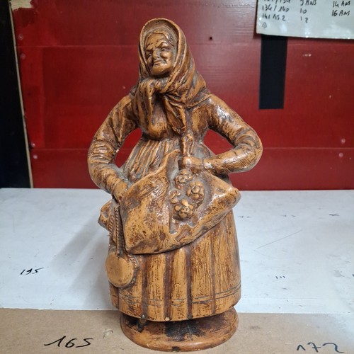 Figurine bois sculpté - figurine,
