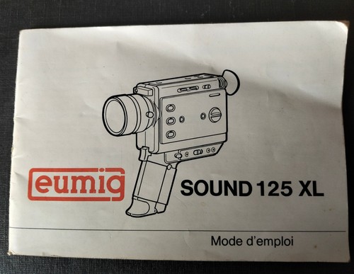 Notice caméra eumig sound - caméra,
