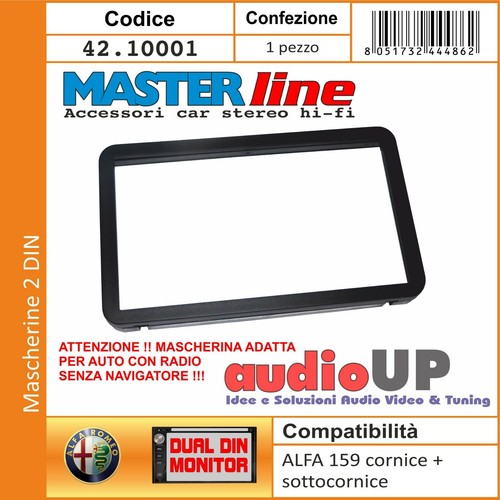 Masque autoradio din - din, alfa