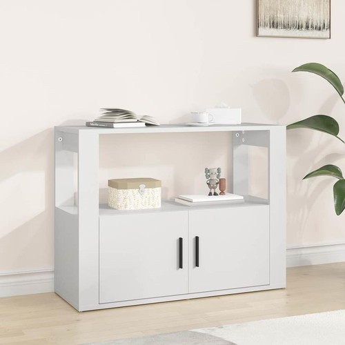 Buffet blanc 80x30x60 bois - buffet,