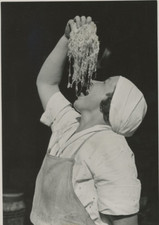 New Sauerkraut! Vintage Silver Print Silver Print 13x18 Circa