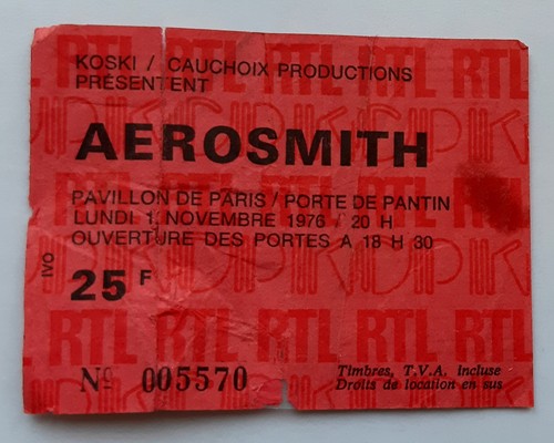 Ticket billet used place - billet,