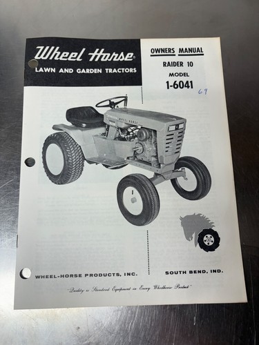 Original wheel horse raider - original,