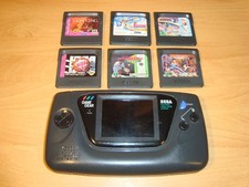 Working SEGA GAME GEAR Recapped All Original + 6 Games LION KING Streets of Rage