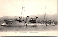 WARSHIPS LE CASABLANCA old postcard /REF -VP9678