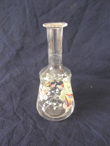 Ancienne carafe décor - à,