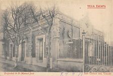 CPA ESPAGNE SAN CUGAT DEL VALLES VILLA ZACAPA PROPRIEDAD DE D.MANUEL JOVE