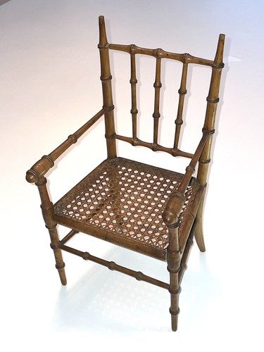 Ancien fauteuil pour poupées - fauteuil,