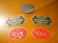 Lot plaques laiton - lot,