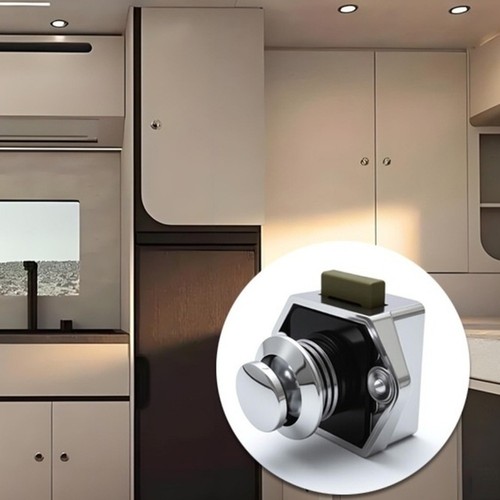 Serrure bouton poussoir - serrure,