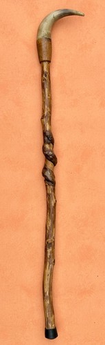 Canne bâton marche bois - canne,